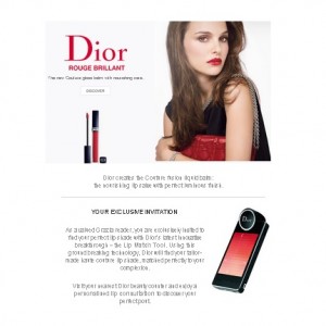 Dress your lips in Dior